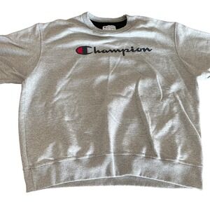 Champion Mens Grey Crewneck Sweatshirt Authentic Athleticwear Size 2XL